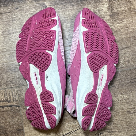 L.L.Bean Pink Mesh Mary Jane Walking Shoes – Women’s 9.5 Medium - Picture 8 of 9